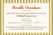 Amalfi - Coastal Summer Retro Script, a Script Font by Kaya Fonts (Thumbnail 38 of 39)