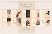 SERENITY Social Media Quote pack, a Social Media Template by Vova (Thumbnail 1 of 8)