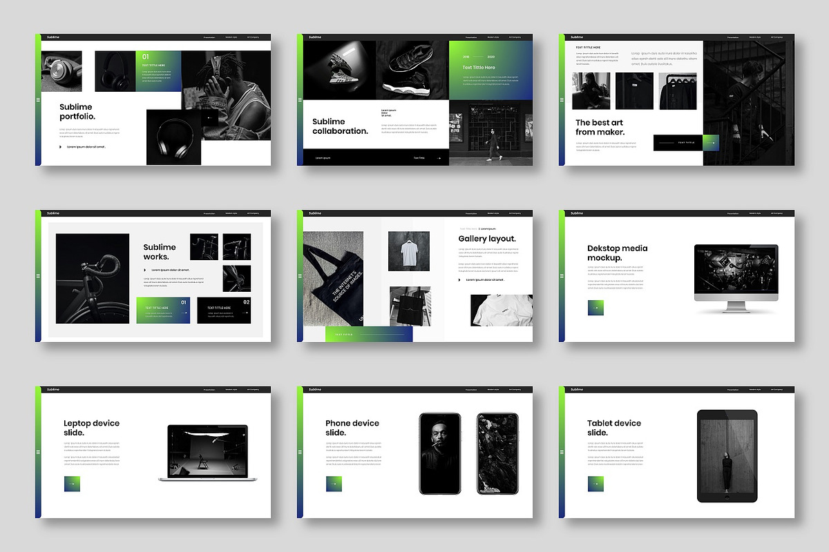Sublime – Business PowerPoint, a Presentation Template by Dens Creative Studio (Photo 4 of 6)