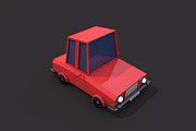 Low Poly Family Car, a Cars & Vehicle 3D Model by CreativeeArt (Thumbnail 2 of 8)