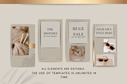 Beige Instagram Templates for Canva, a Social Media Template by Innova Studio (Thumbnail 6 of 9)