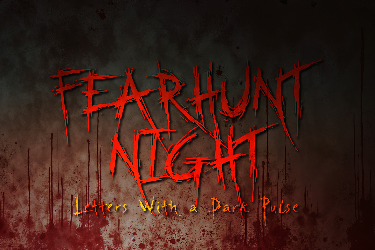 Horaz Genic - Raw Grunge Horror Font, a Handwritten Font by HypeWorksCo (Photo 8 of 15)