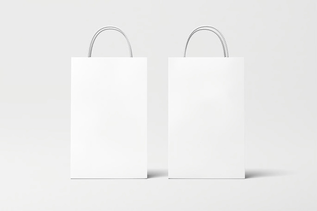 Shopping Bag Mockup, a Packaging Mockup by zpackcreative (Photo 2 of 4)