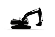 Excavator Construction Vector Bundle, an Illustration by Amazin_art (Thumbnail 13 of 51)