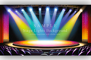 15 Stage Lights Background, a Background Graphic by NOMO DESIGN (Thumbnail 13 of 16)