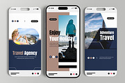 Travel Social Media Post Story, a Social Media Template by MightyDesign (Thumbnail 3 of 6)