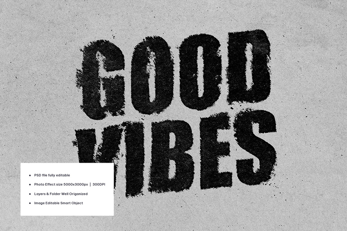 Dust Ink Distortion Text Effect, a Layer Style Add-On by iDoodle Studio (Photo 5 of 5)