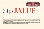 Stiepa | Modern Serif & Sans, a Serif Font by Dora Typefoundry (Thumbnail 14 of 28)