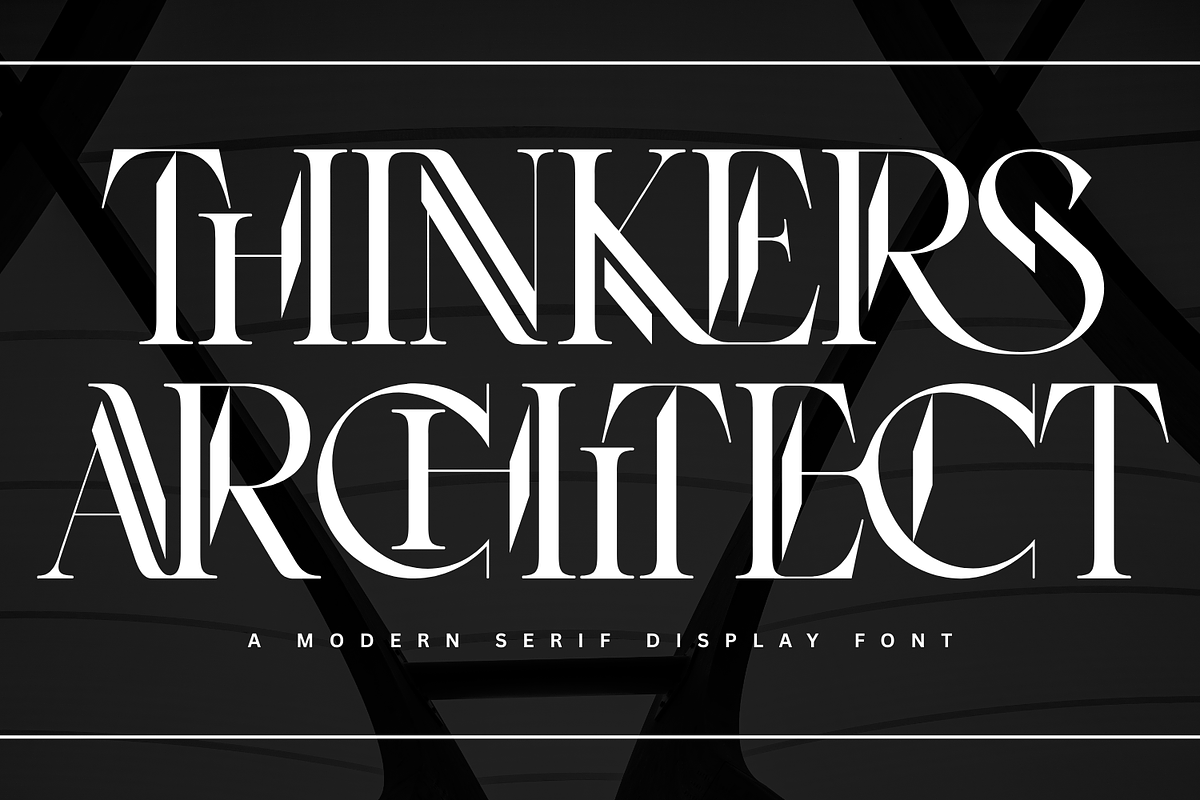 Thinkers Architect - Elegant Font, a Serif Font by 177Studio (Photo 1 of 8)