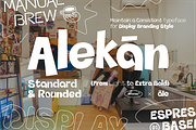 Alekan, a Sans Serif Font by Jetsmax® Studio (Thumbnail 1 of 20)
