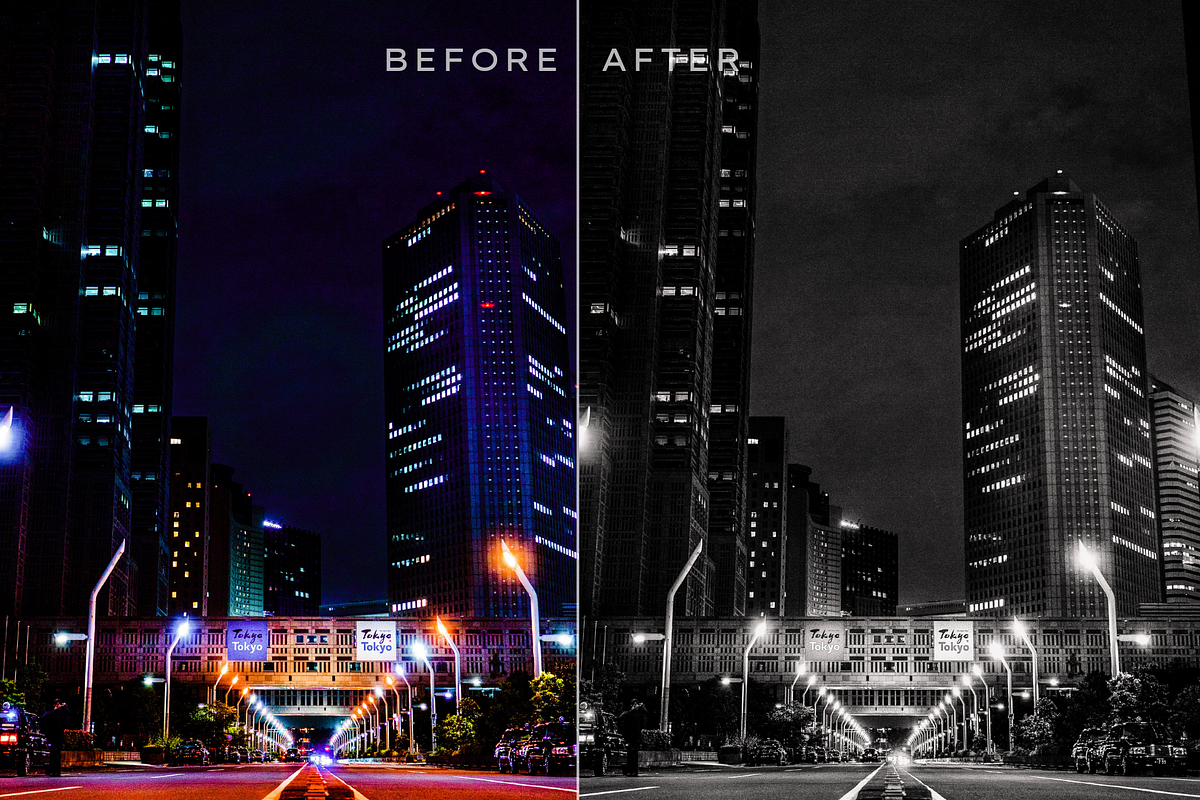 100 Black & White Lightroom Presets, an Action Add-On by RamsaGraphi (Photo 5 of 9)