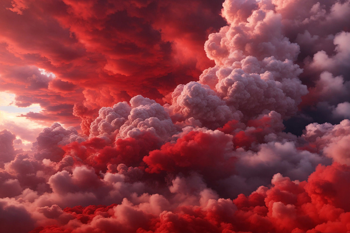 Colorful Clouds Wallpaper, a Texture Graphic by Forhadx5 (Photo 2 of 8)
