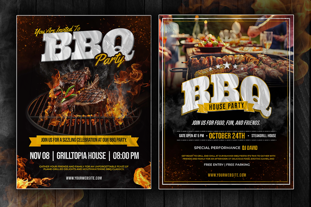 Grill - Flyer Templates, a Flyer Template by Inviline.co (Photo 3 of 7)