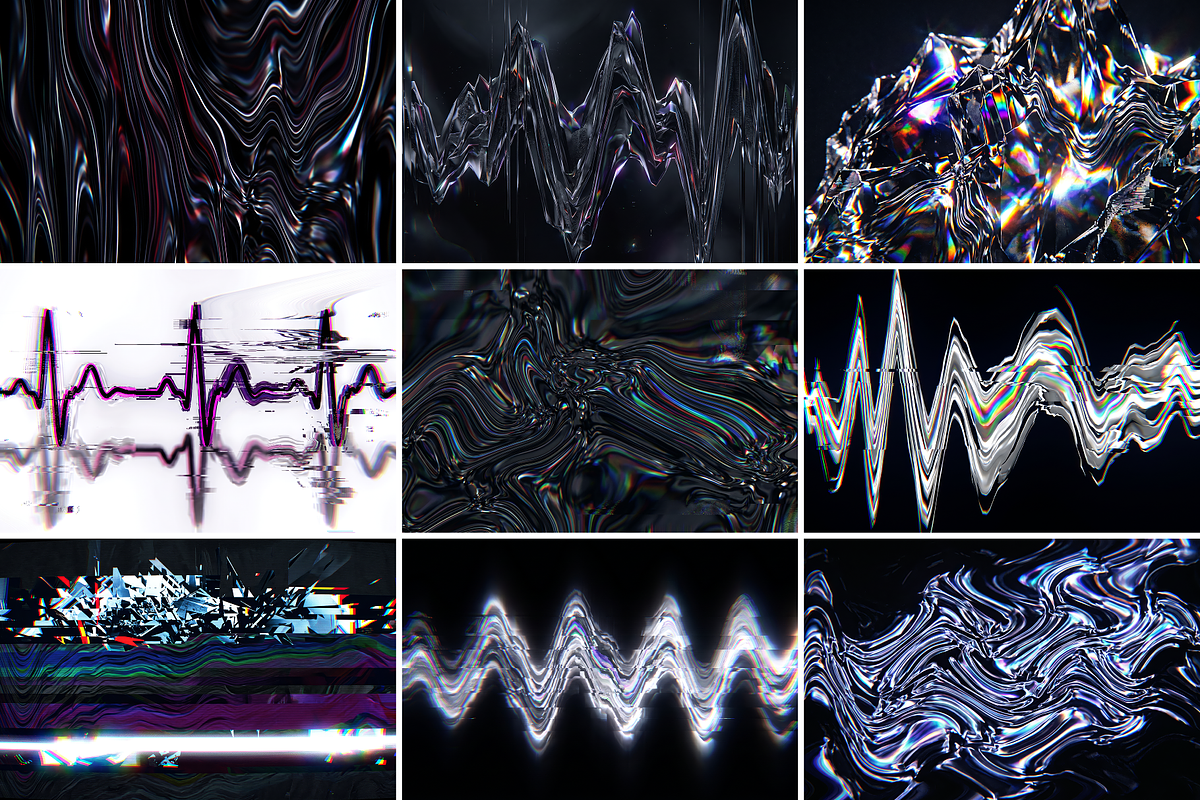 Glitch Overlay Textures, a Texture Graphic by PopotLane (Photo 6 of 8)