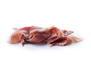 Slices of Spanish Serrano Ham, a Food & Drink Photo by etorres69