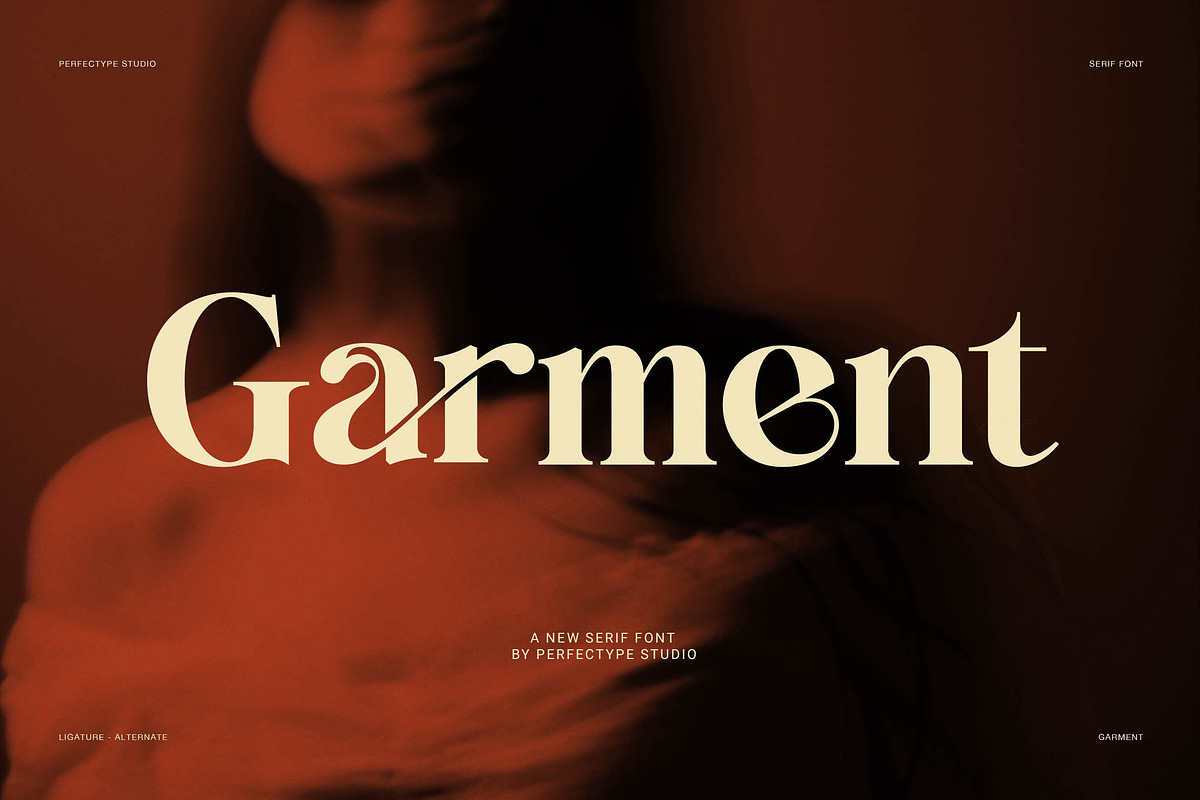 Garment Elegant Serif Font, a Serif Font by Perfectype (Photo 1 of 7)
