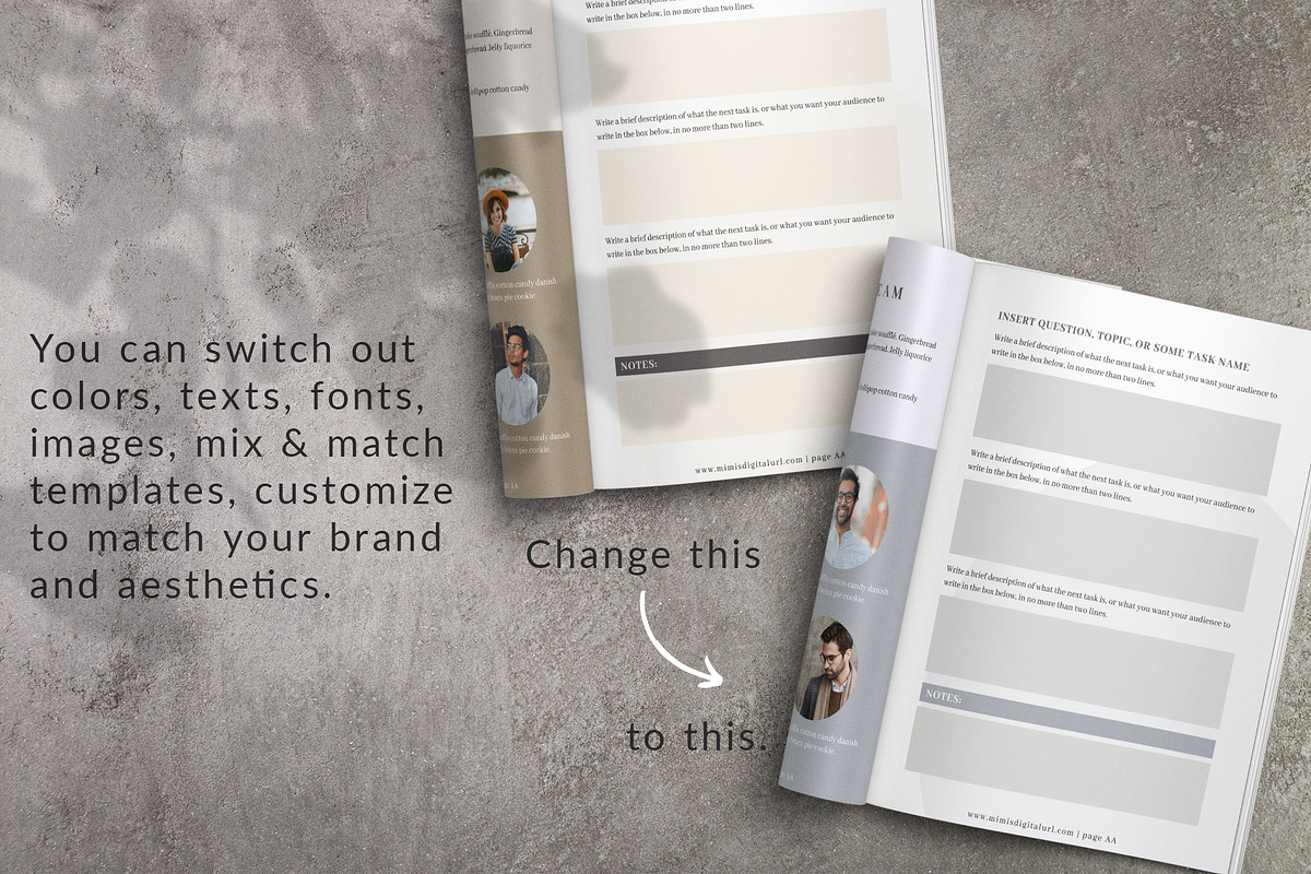 Workbook Canva Template | Mink, a Magazine Template by Studio Sugoi (Photo 3 of 10)