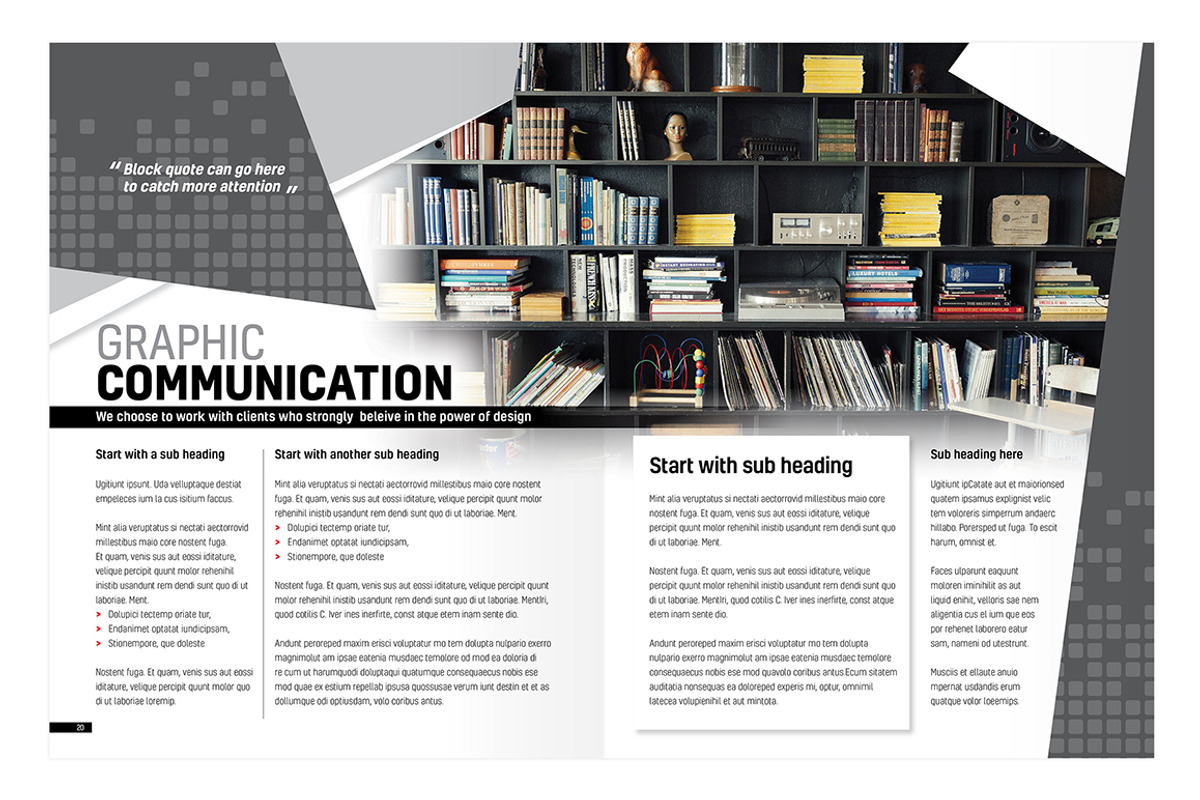 Magazine Template InDesign 01, a Magazine Template by Love Graphic Design (Photo 19 of 28)
