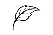 Hand Drawn Leaf Line Art Bundle, an Illustration by hafijul (Thumbnail 44 of 51)
