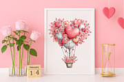 Watercolor Valentine Fairy Clipart, an Illustration by Canvas Craft (Thumbnail 6 of 6)