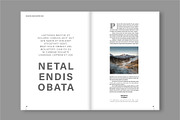 Modern Magazine Layout (A4+US), a Magazine Template by tomsarraipodesign (Thumbnail 11 of 21)