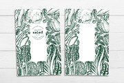 Green Salad Vector Collection, a Food Illustration by Lubov Illustrations Shop (Thumbnail 6 of 7)