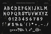 Desecrate - Death Metal font, a Symbol Font by Masyafi Studio (Thumbnail 9 of 9)