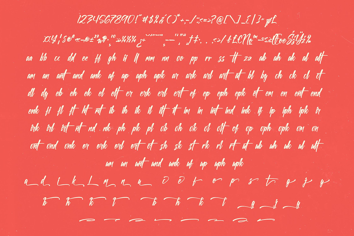 Hidden Chills Bold Brush Font, a Script Font by stylishtype.co (Photo 17 of 19)