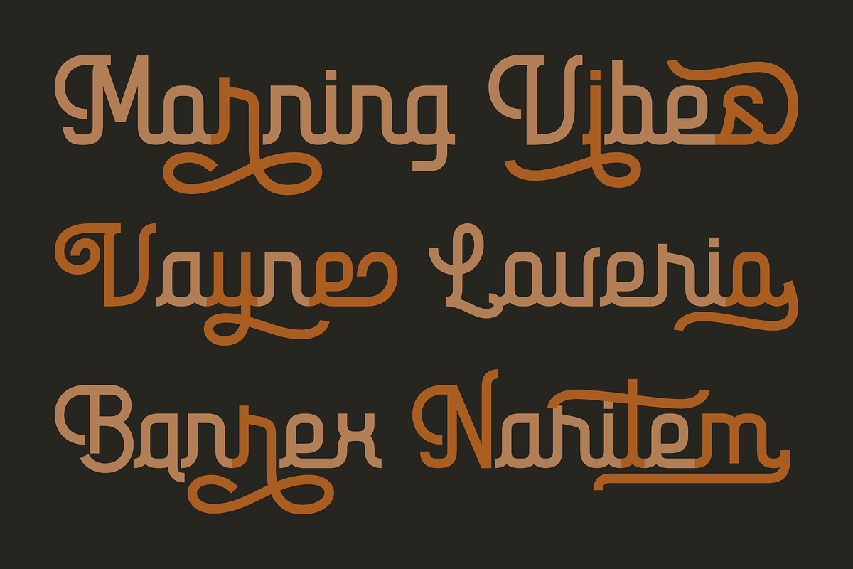 Melodean, a Script Font by ahweproject (Photo 9 of 11)