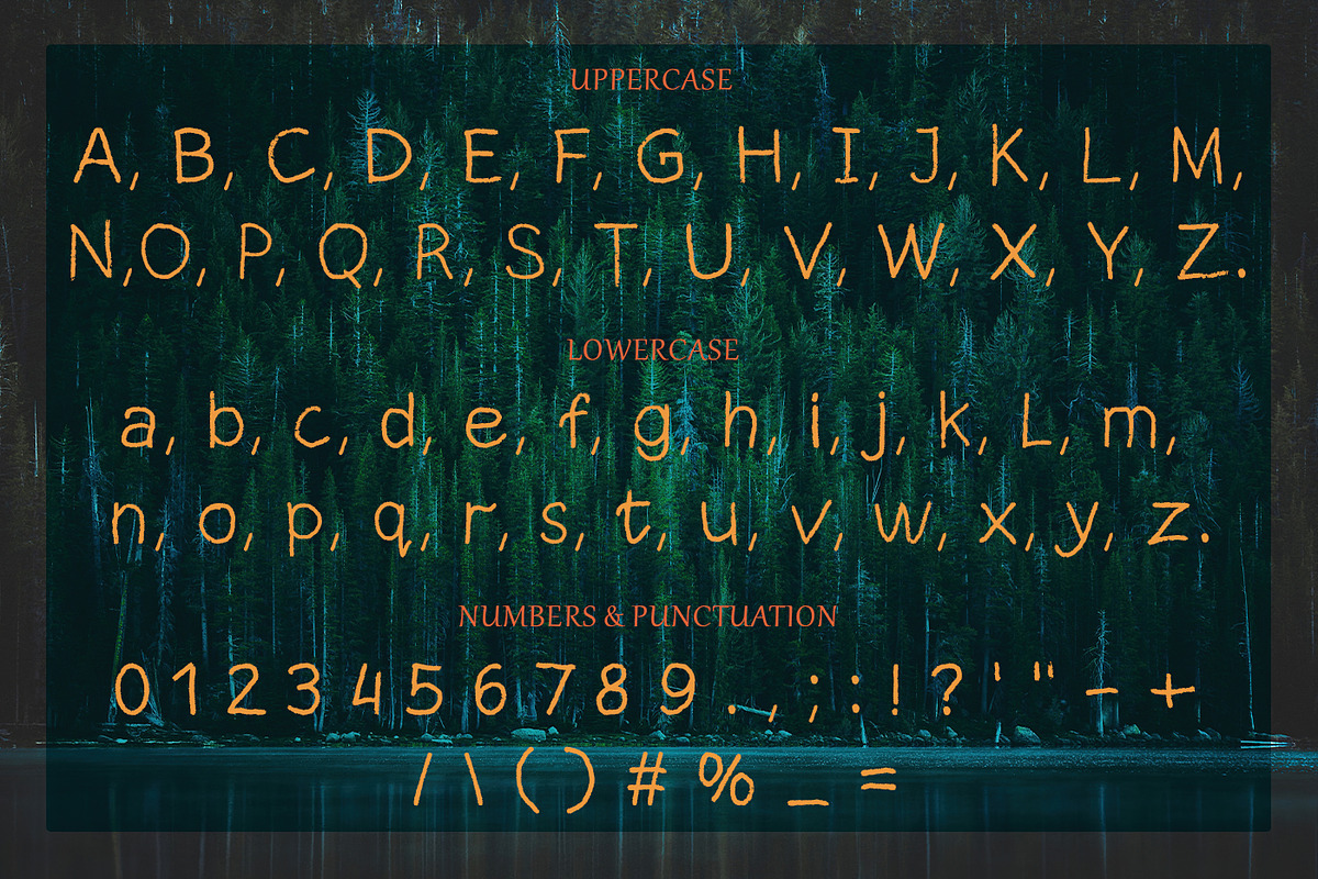 HYESURE - lacerated handwritten font, a Serif Font by CHIMERA (Photo 2 of 8)