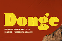 Donge | Display Font
