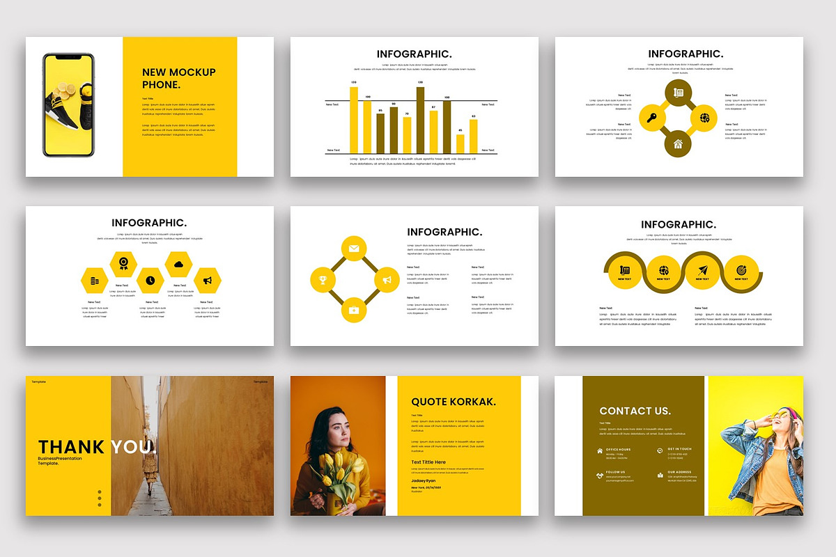 Korkak - Business PowerPoint, a Presentation Template by kreatifreya