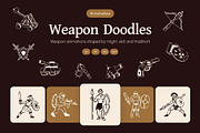Animated Weapon Drawing Art Set, an Outline Icon by Vectors Market (Thumbnail 1 of 5)