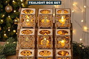 Tealight Holder Boxes SVG Laser Cut, a Graphic by AtacanDigital (Thumbnail 13 of 14)