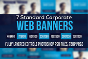 Corporate Web Banners, a Templates & Theme by NasirGrfx (Thumbnail 1 of 4)