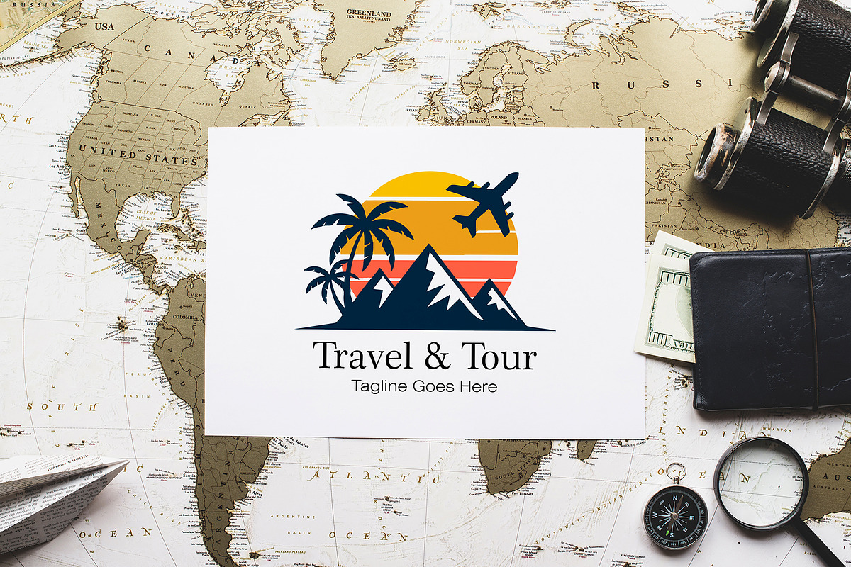 Modern Traveling Logo Collection, a Branding & Logo Template by YUDesignStore (Photo 9 of 17)