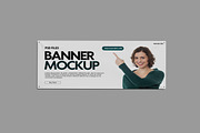 Realistic Banner Mockup, an Advertising Mockup by GraphicWindow (Thumbnail 2 of 6)