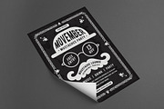 Movember Mustache Party Flyer Set, a Flyer Template by monogrph (Thumbnail 2 of 4)