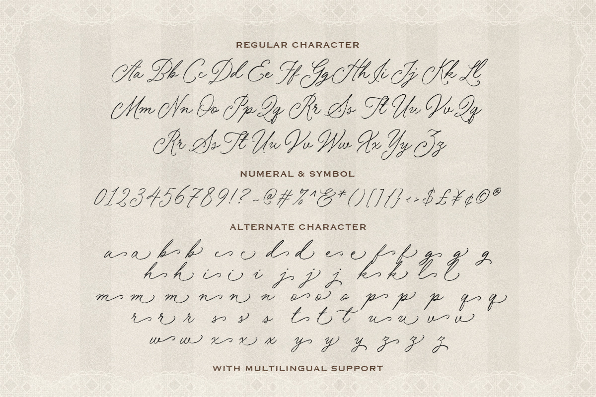 British Poems - Old Handwritten Font, a Script Font by Sarid Ezra (Photo 10 of 11)