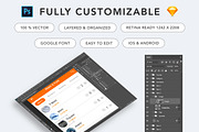 Wash It Laundry Service UI Kit, an UI Kit Template by App Innovation (Thumbnail 6 of 8)