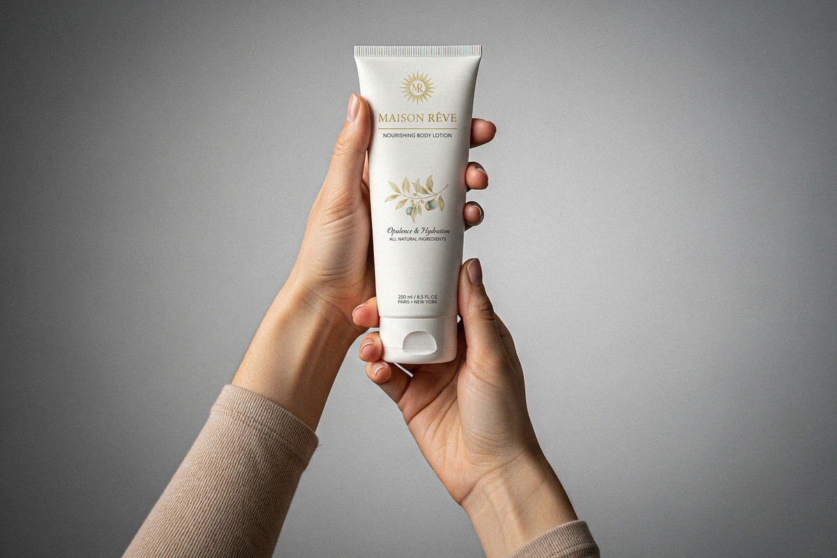 Body Lotion Squeeze Bottle Mockup, a Product Mockup by Designer Dude