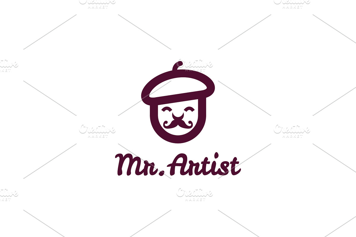 Mr Artist - Mascot Logo, a Branding & Logo Template by ashenterprise (Photo 2 of 3)