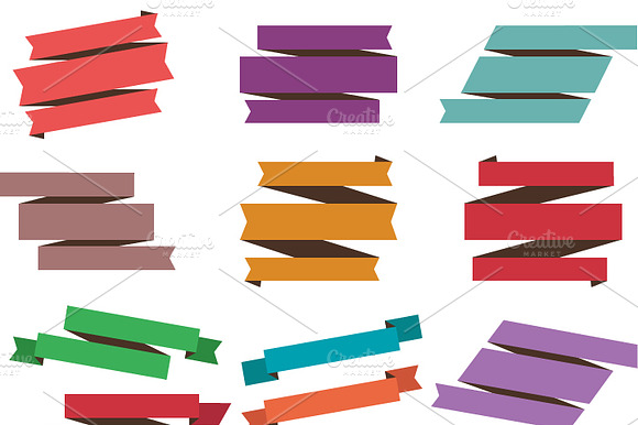 Retro Banners Vectors And Clipart 3