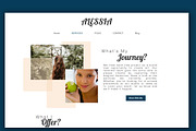 Wix Website Blog Template Alessia, a Wix Template by Design Unique (Thumbnail 3 of 8)