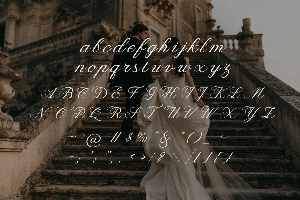 Vienna Romance - Calligraphy Script, a Script Font by HipFonts (Photo 2 of 11)