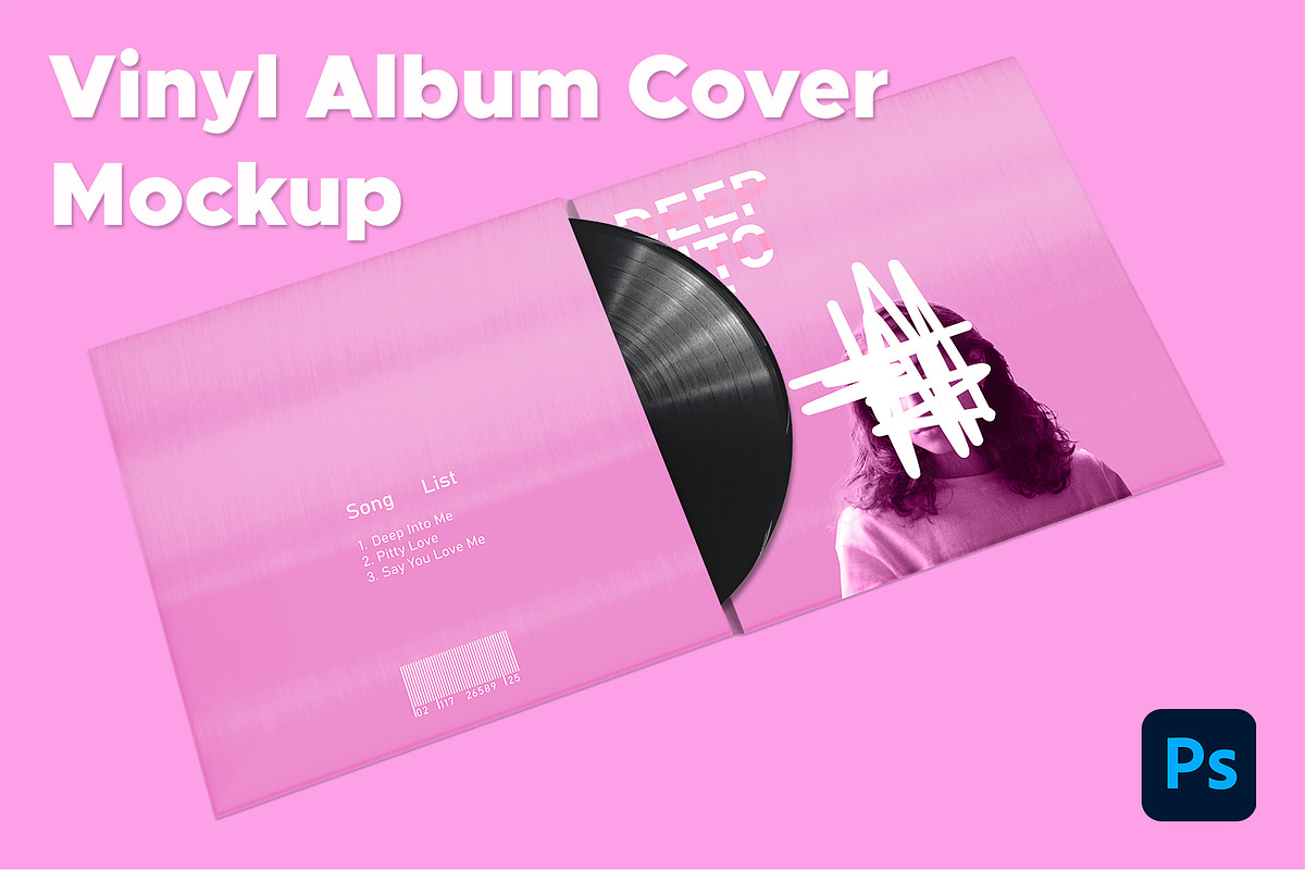 Vinyl Album Cover Mockup, a Product Mockup by Mock 9 (Photo 1 of 4)