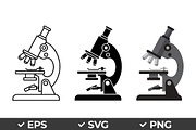 Microscope Laboratory Vector Set, an Object Graphic by Artonix (Thumbnail 1 of 3)