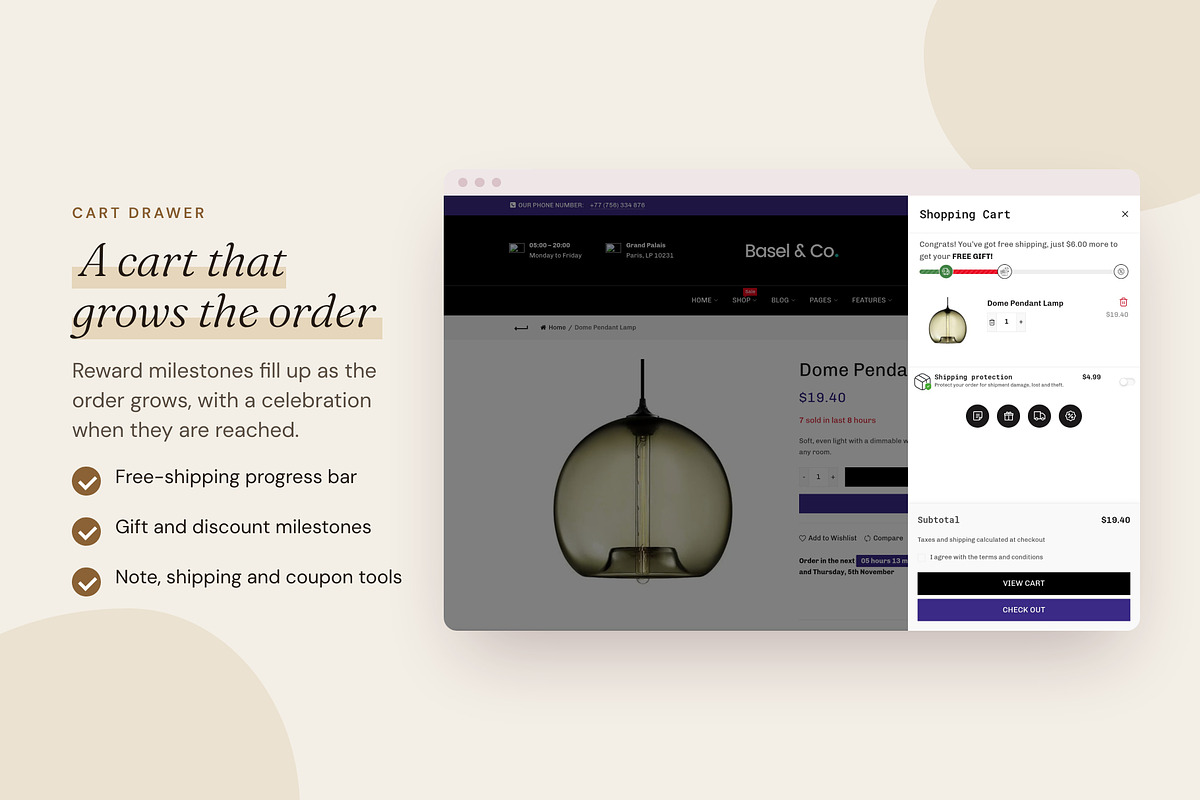 Basel Lighting - Shopify Theme, a Shopify Template by Boost Convert (Photo 9 of 10)