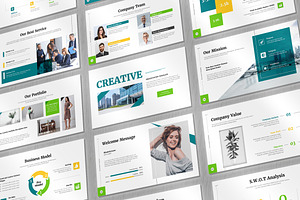 Creative Business Presentation PPT, a Presentation Template by Mighty-Slide