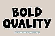 Bold Quality